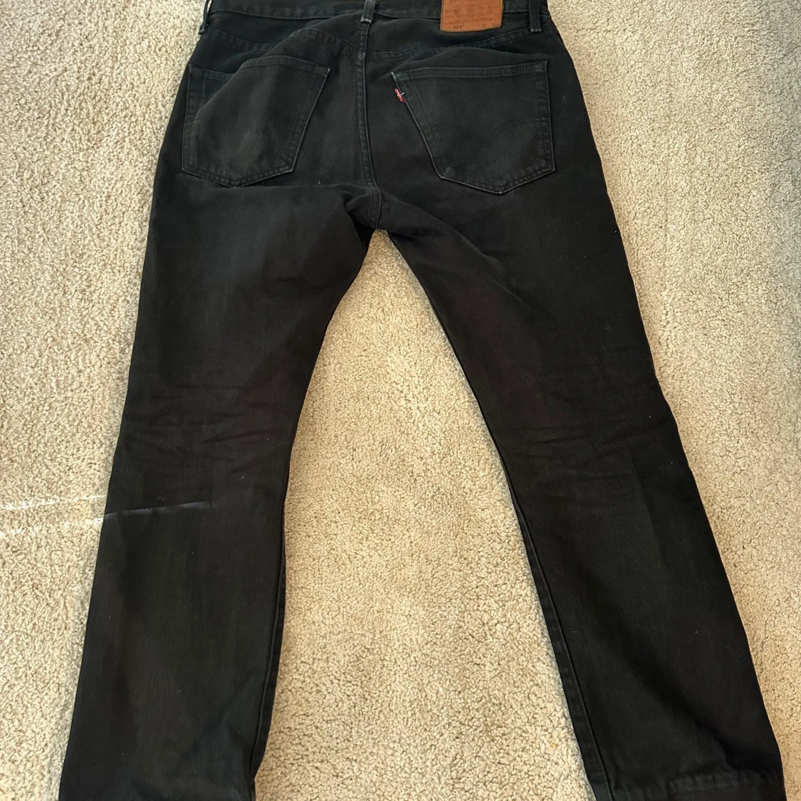 Svarta Levis 501 jeans