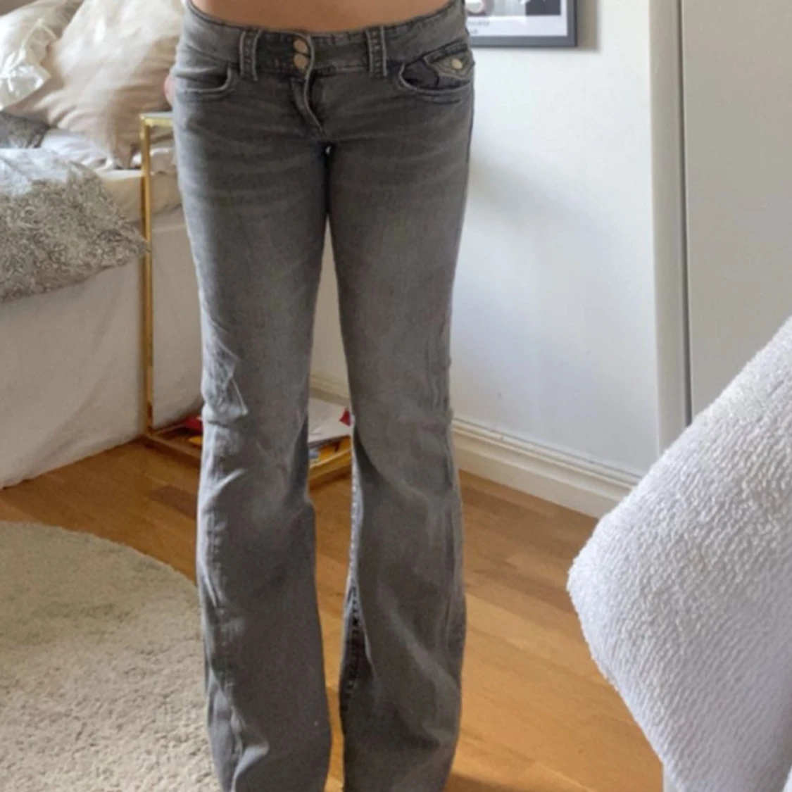 Lågmidjade jeans