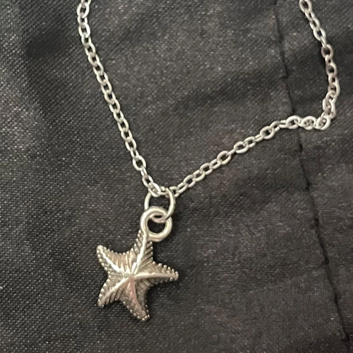 Sjöstjärna chocker silver halsband beach boho 