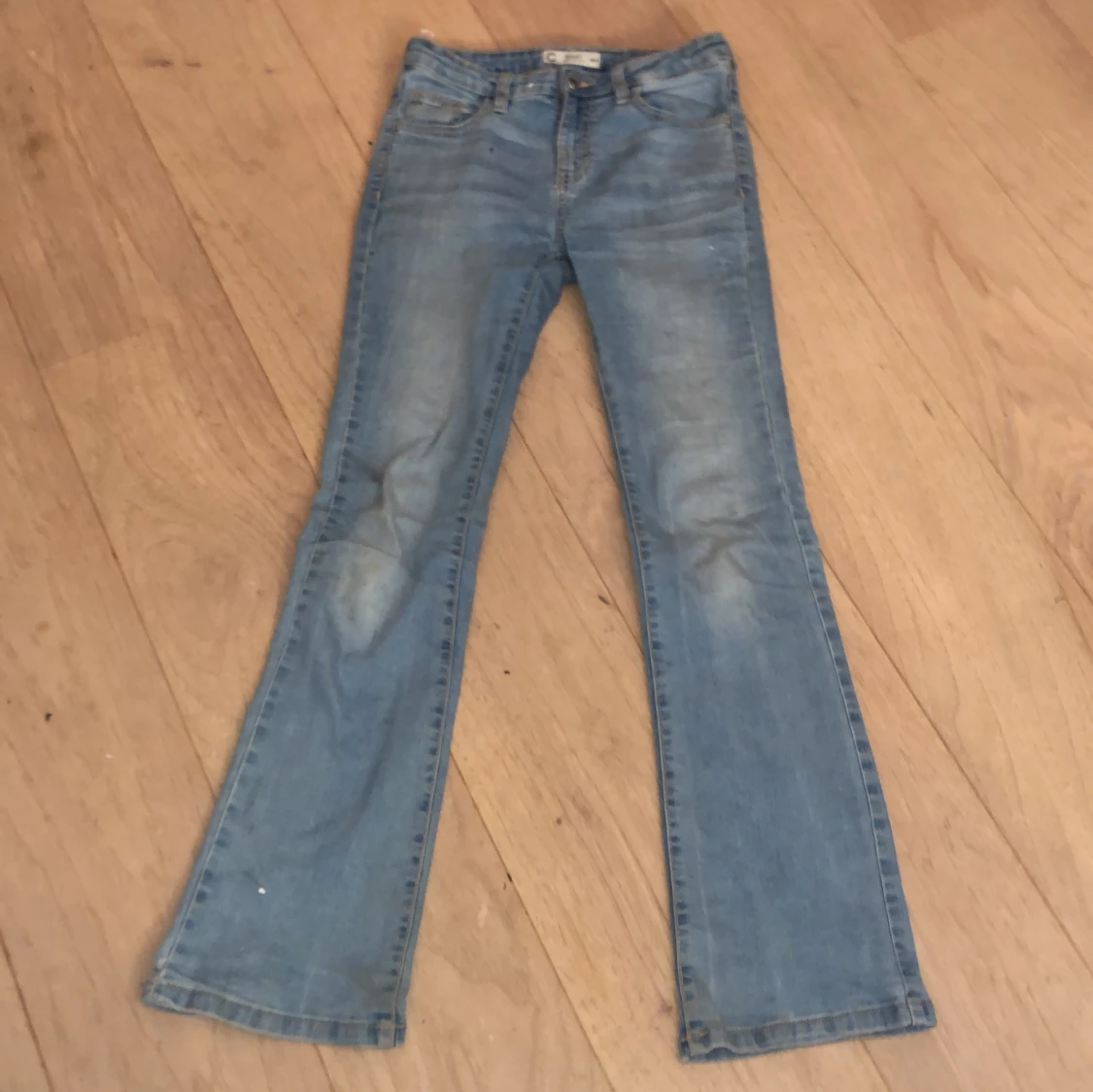 Ljusblå bootcut jeans Bailey - 4