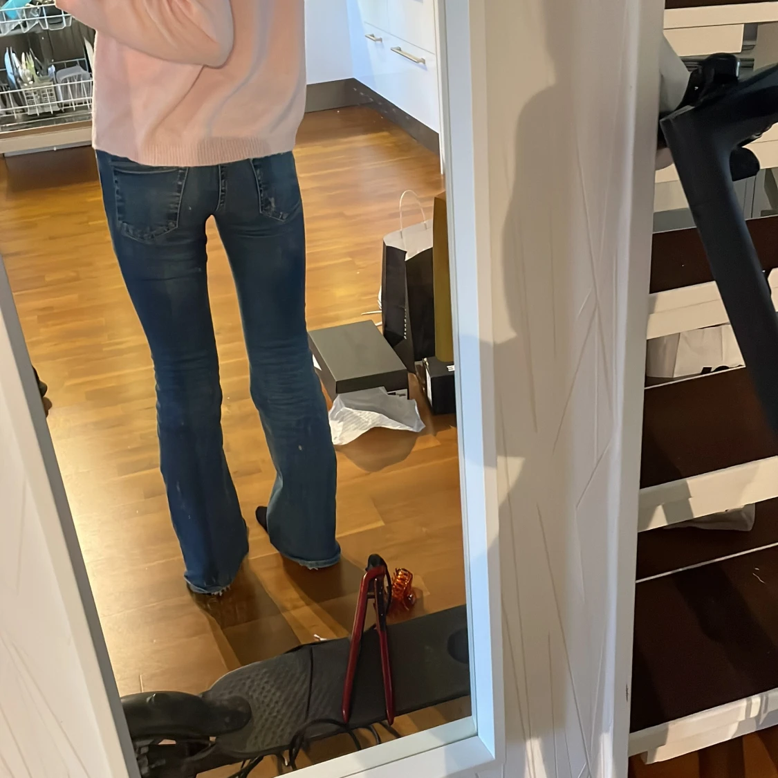 Blå bootcut jeans från ONLY - 1