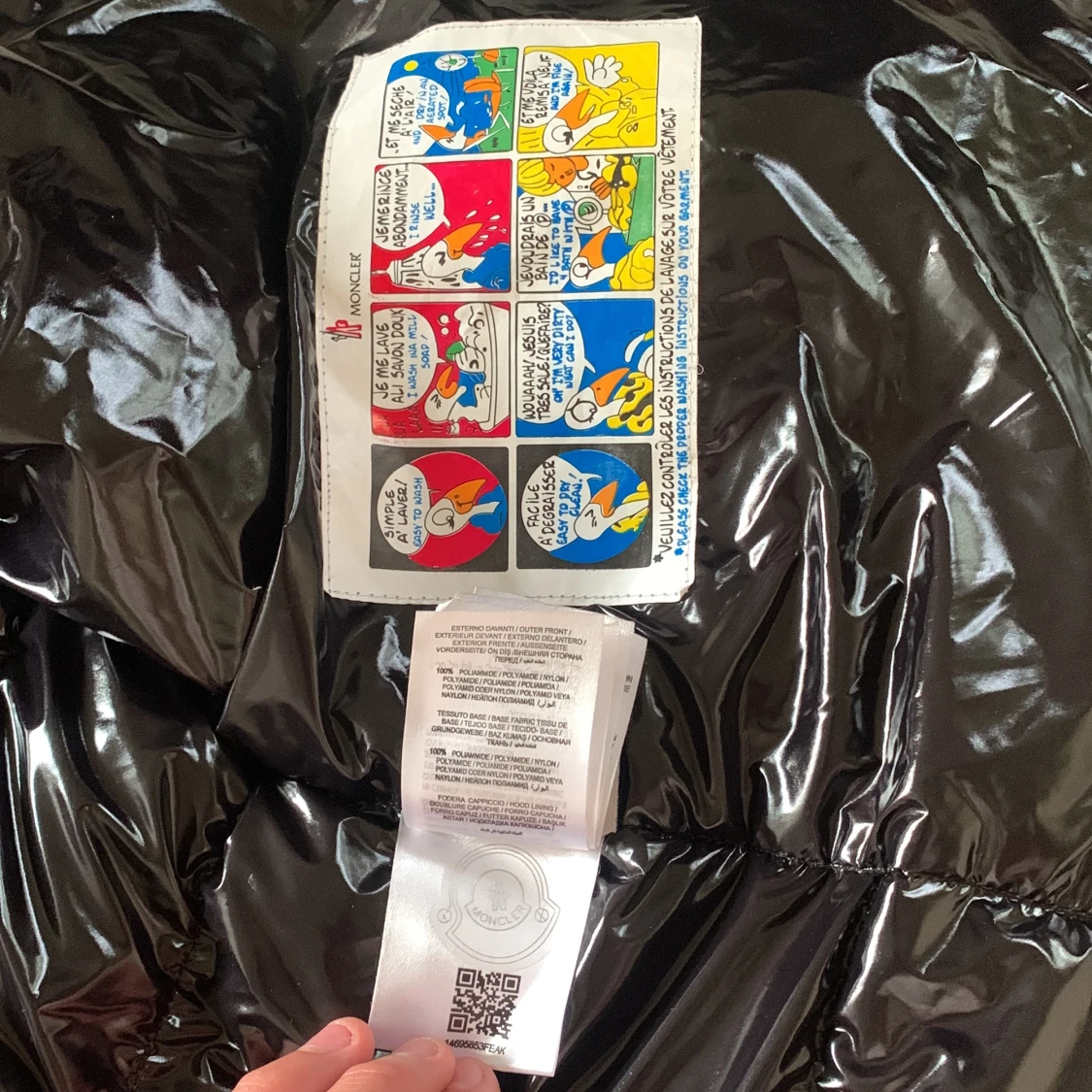 Svart moncler gui väst - 2