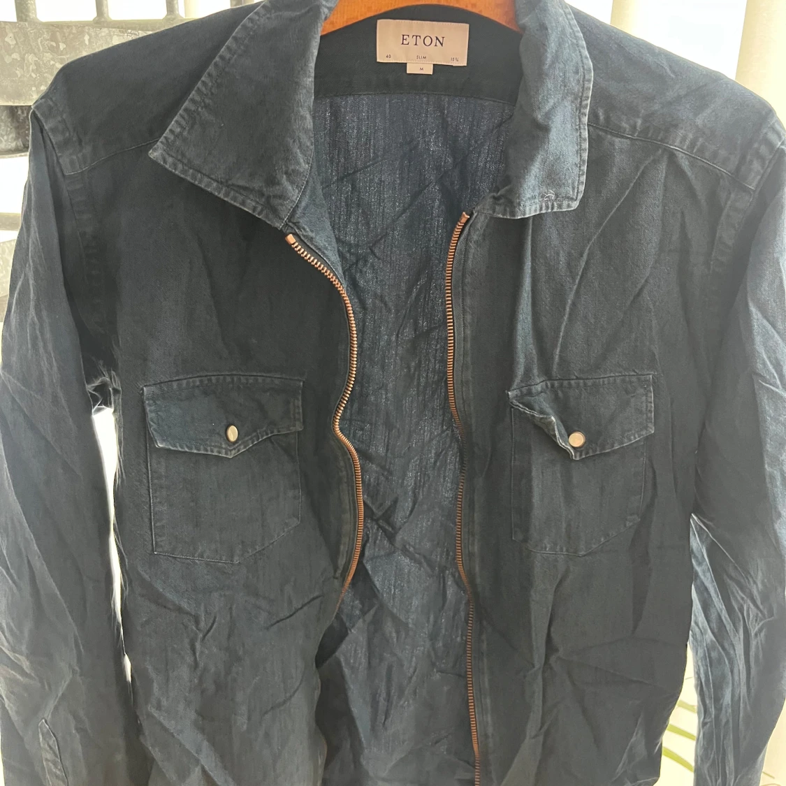 Blå overshirt från Eton