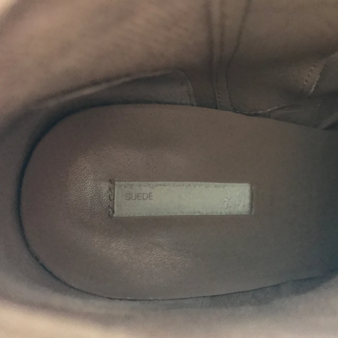 Beige ankelboots mocka Stl 39 - 3