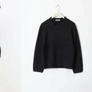 Svart stickad tröja - Säljer en stilren svart stickad tröja med rund hals och långa ärmar. Perfekt för kyligare dagar och enkel att matcha med olika outfits. Tröjan har en klassisk design som passar till många tillfällen. Passar xs och s skulle jag säga