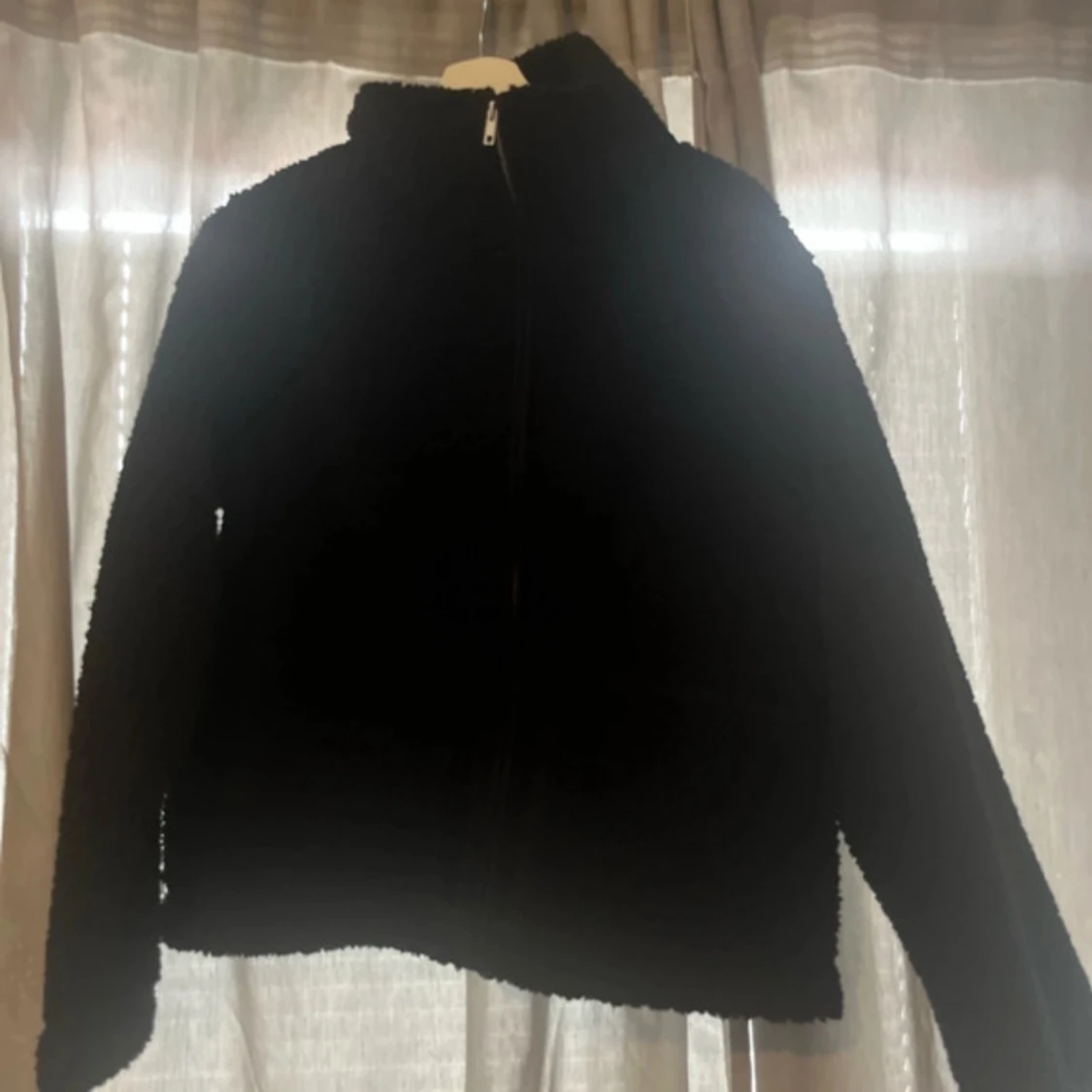 Svart teddy jacka - 2