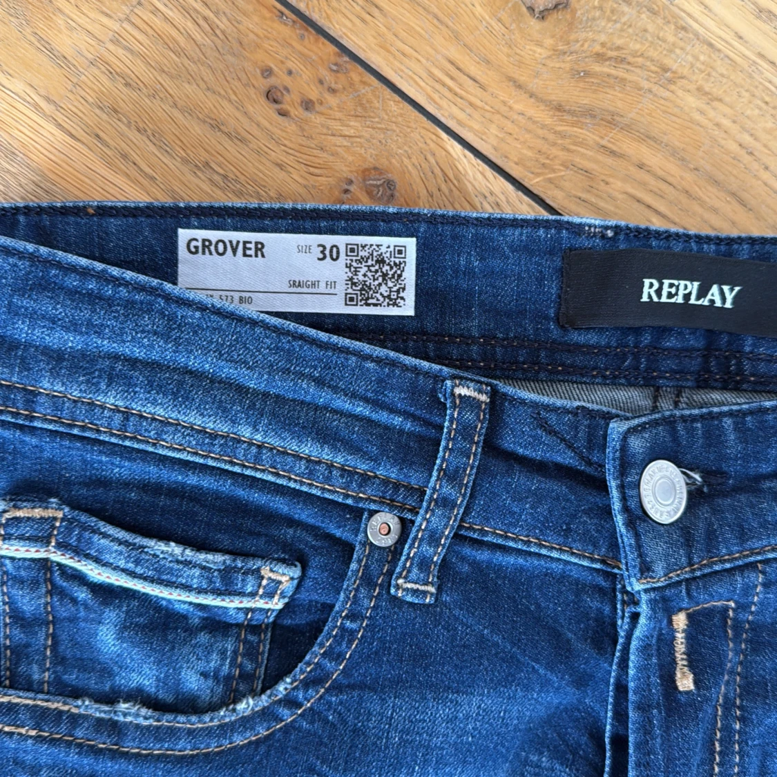 Blåa replay jeans - 2