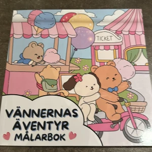 Vännernas Äventyr Målarbok - Jag säljer en helt ny målarbok som är helt oanvänd som jag beställt från amazon, den är 22 cm på alla sidor och har flera olika bilder att färglägga, pris kan diskuteras 