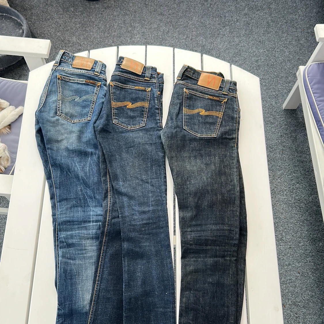  3 Mörkblå jeans från Nudie Jeans - 1