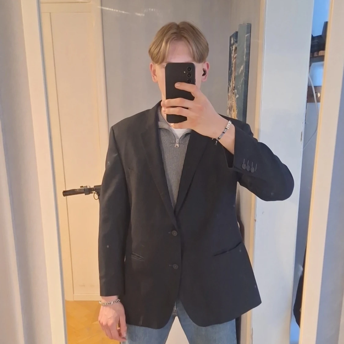 Svart Hugo Boss Kavaj