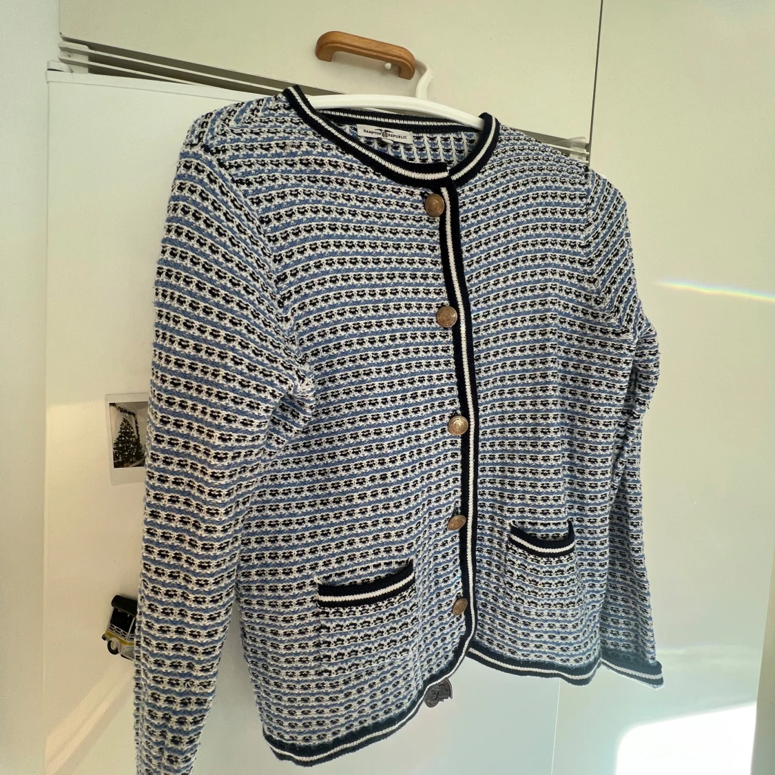 Mönstrad cardigan jacka från Hampton Republic