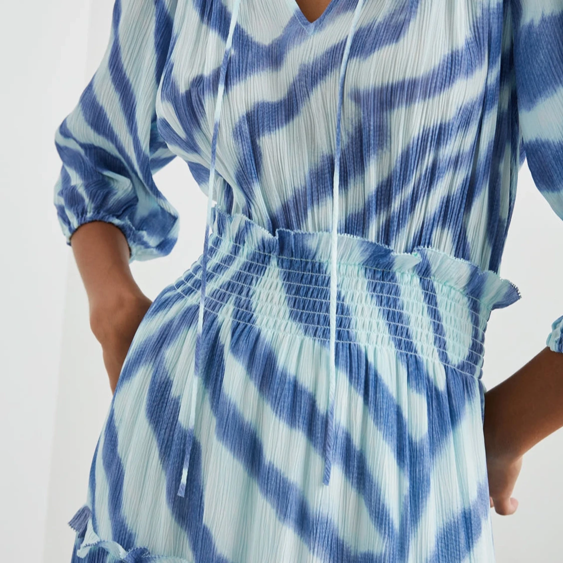 Blåvit långklänning från Rails - 2