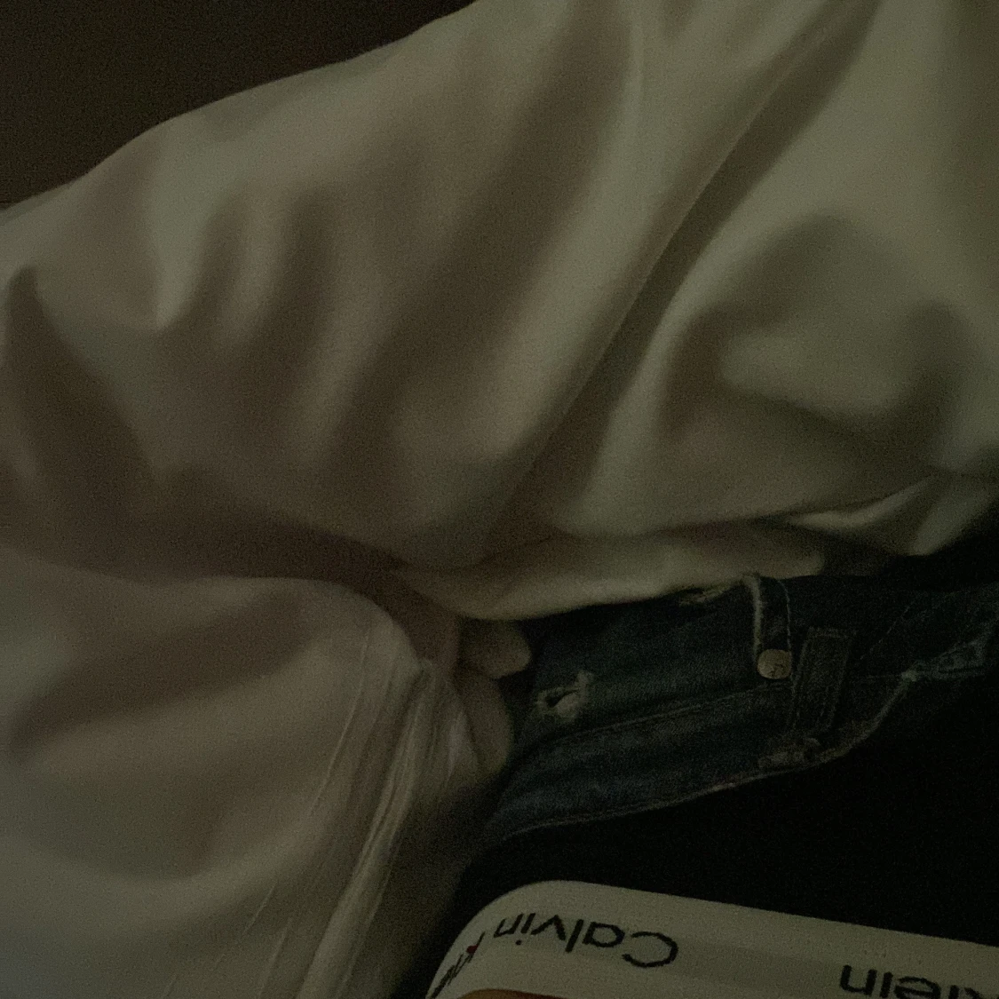 Vit långärmad skjorta i bomull