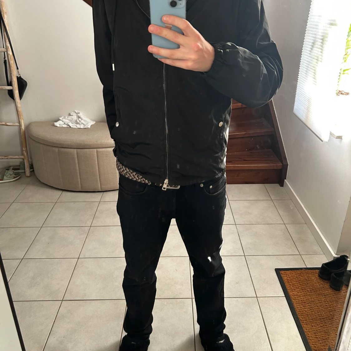 Svart vindjacka från Moncler - 1