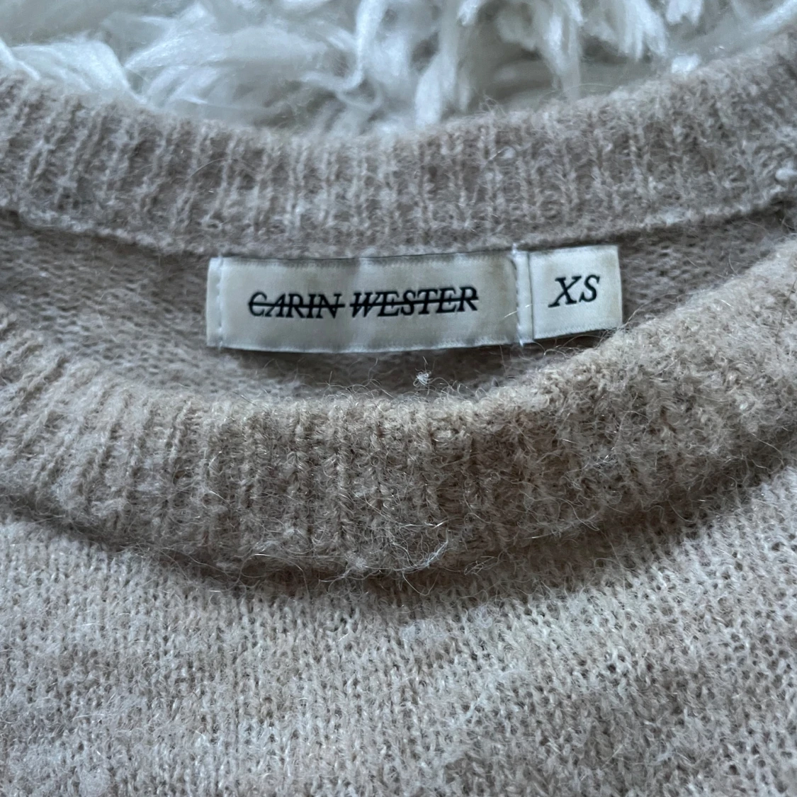 Beige stickad tröja Carin Wester  - 2