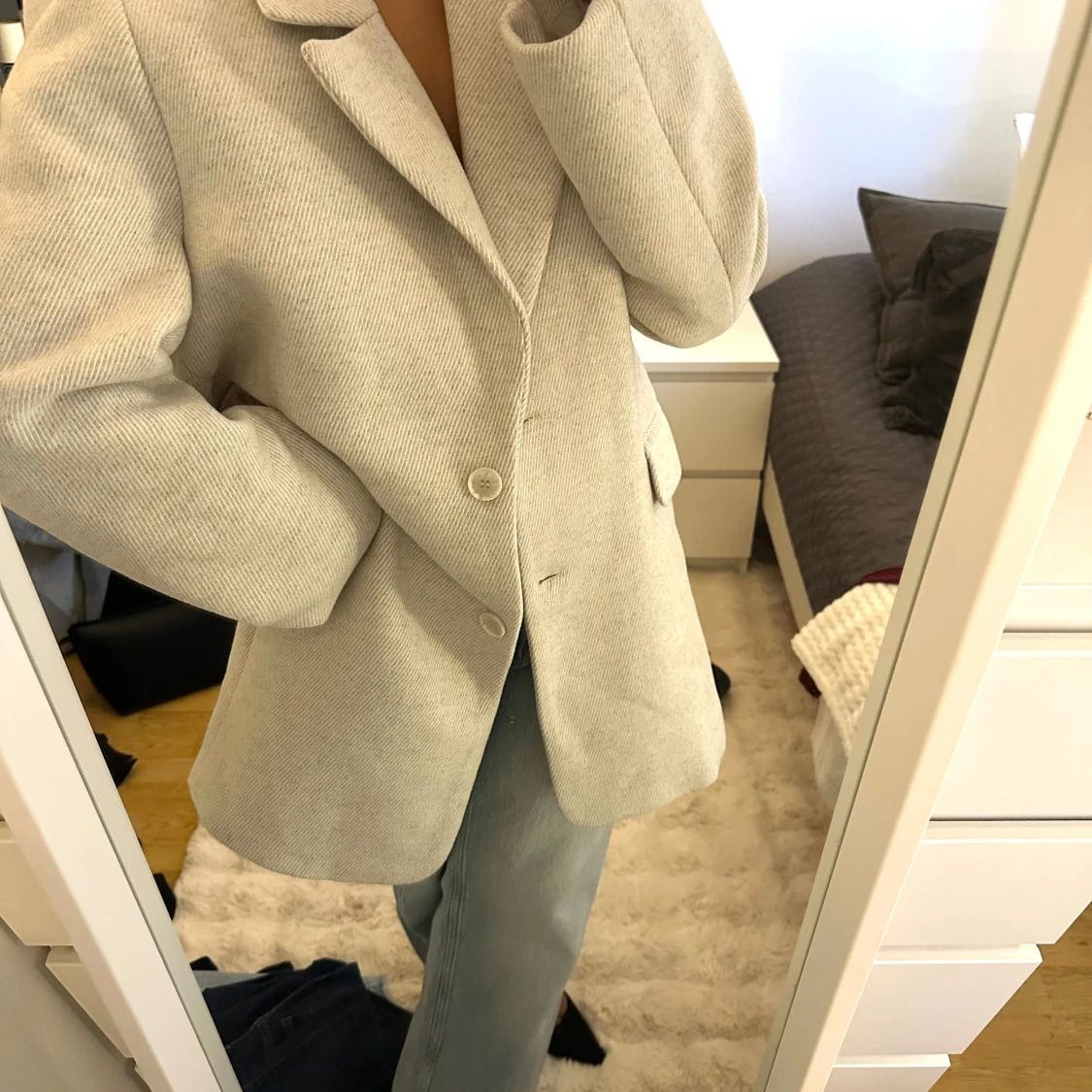 Beige kavaj i manchester - 3