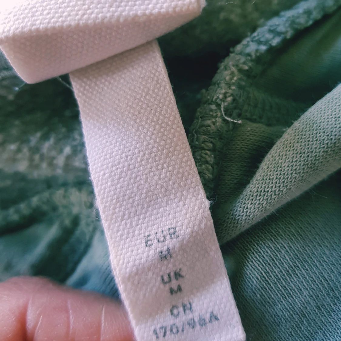 Grön LA hoodie med tryck, strl M - 2