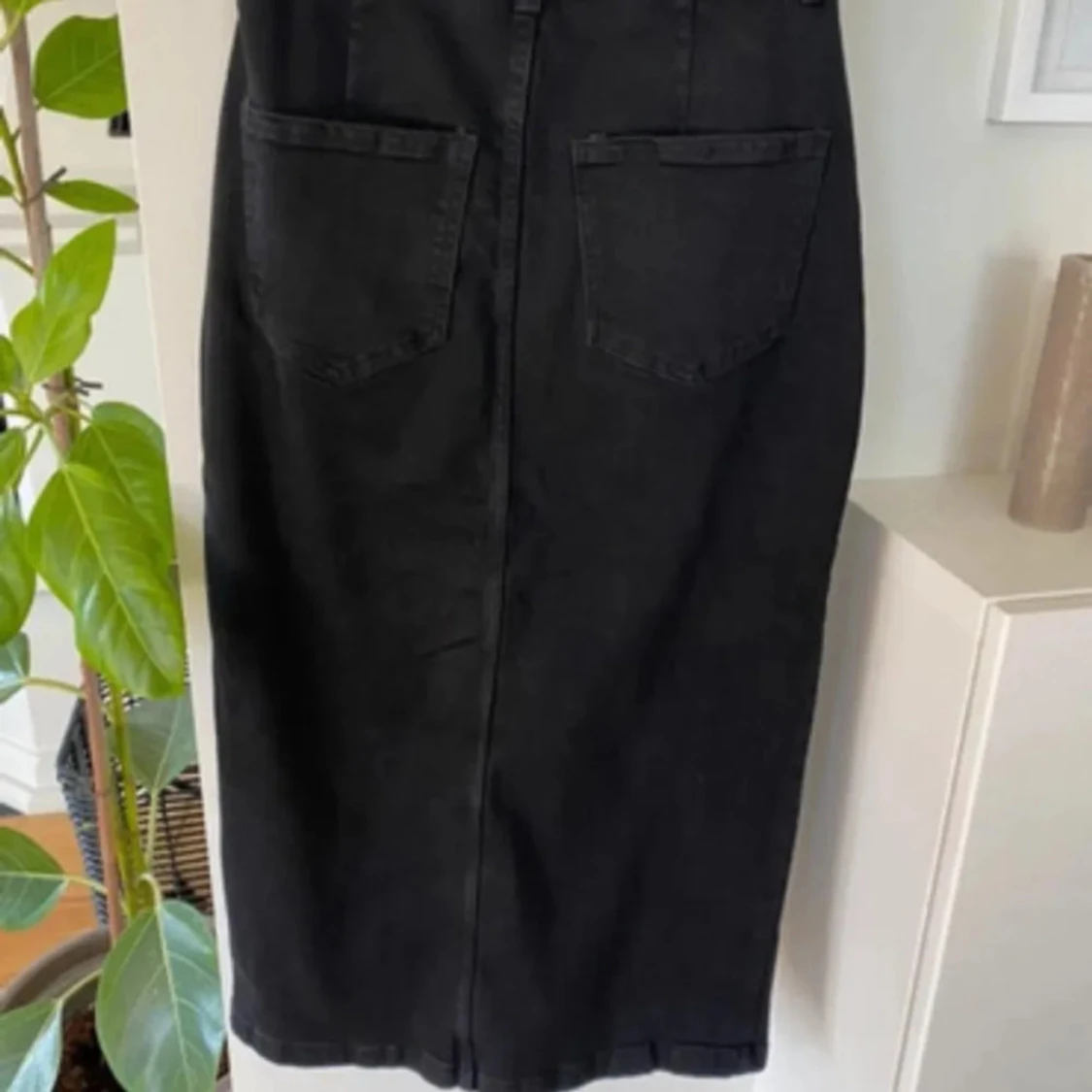 Svart lång Jeanskjol!  - 4