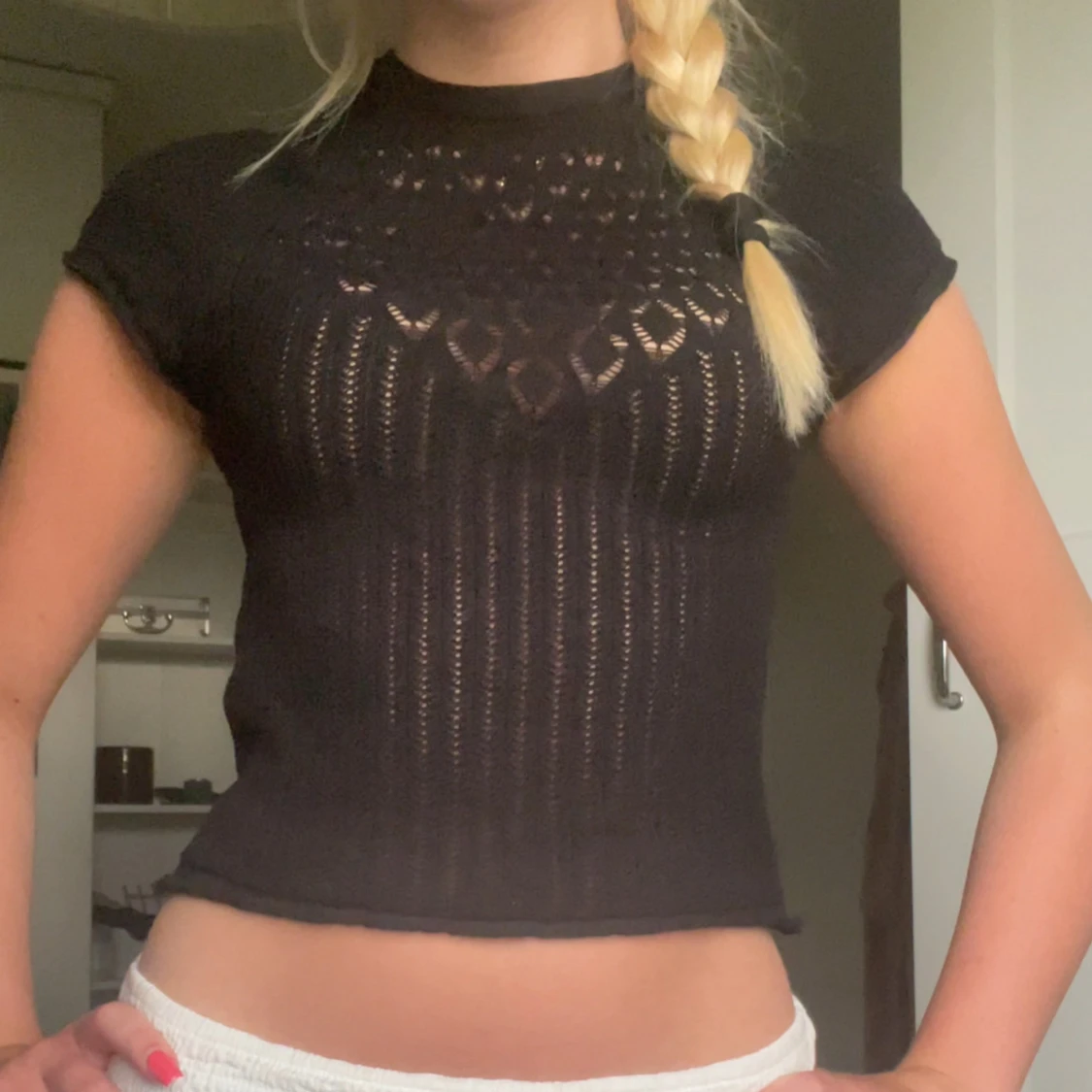 Superfin stickad topp från Zara