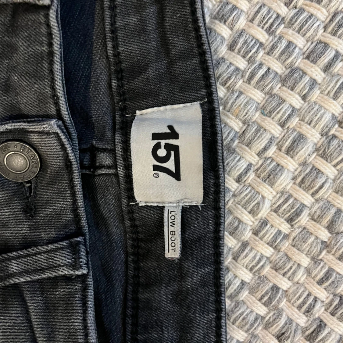 Svarta bootcut jeans 157 XS - 2