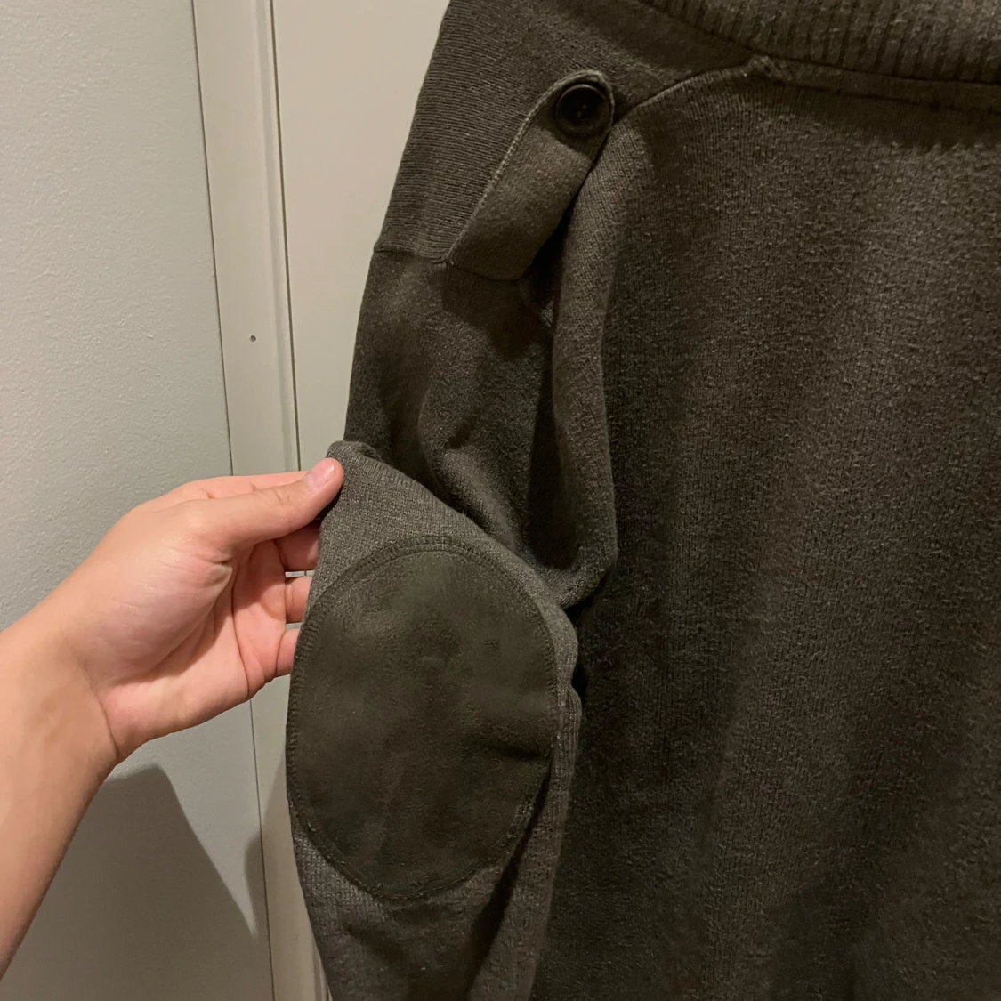 Grön Stickad Cardigan - 2