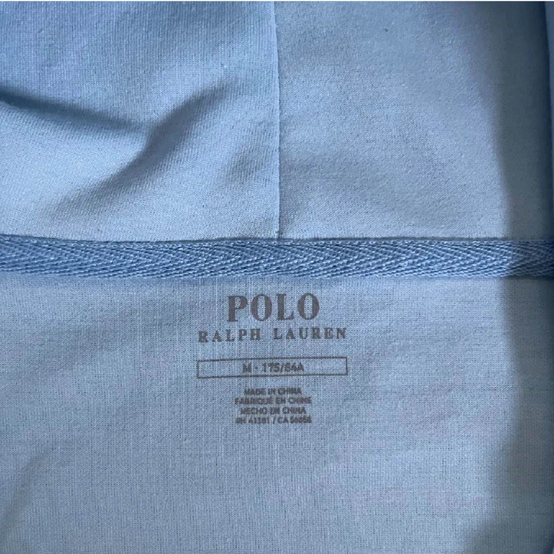 Ljusblå hoodie från Ralph Lauren - 1