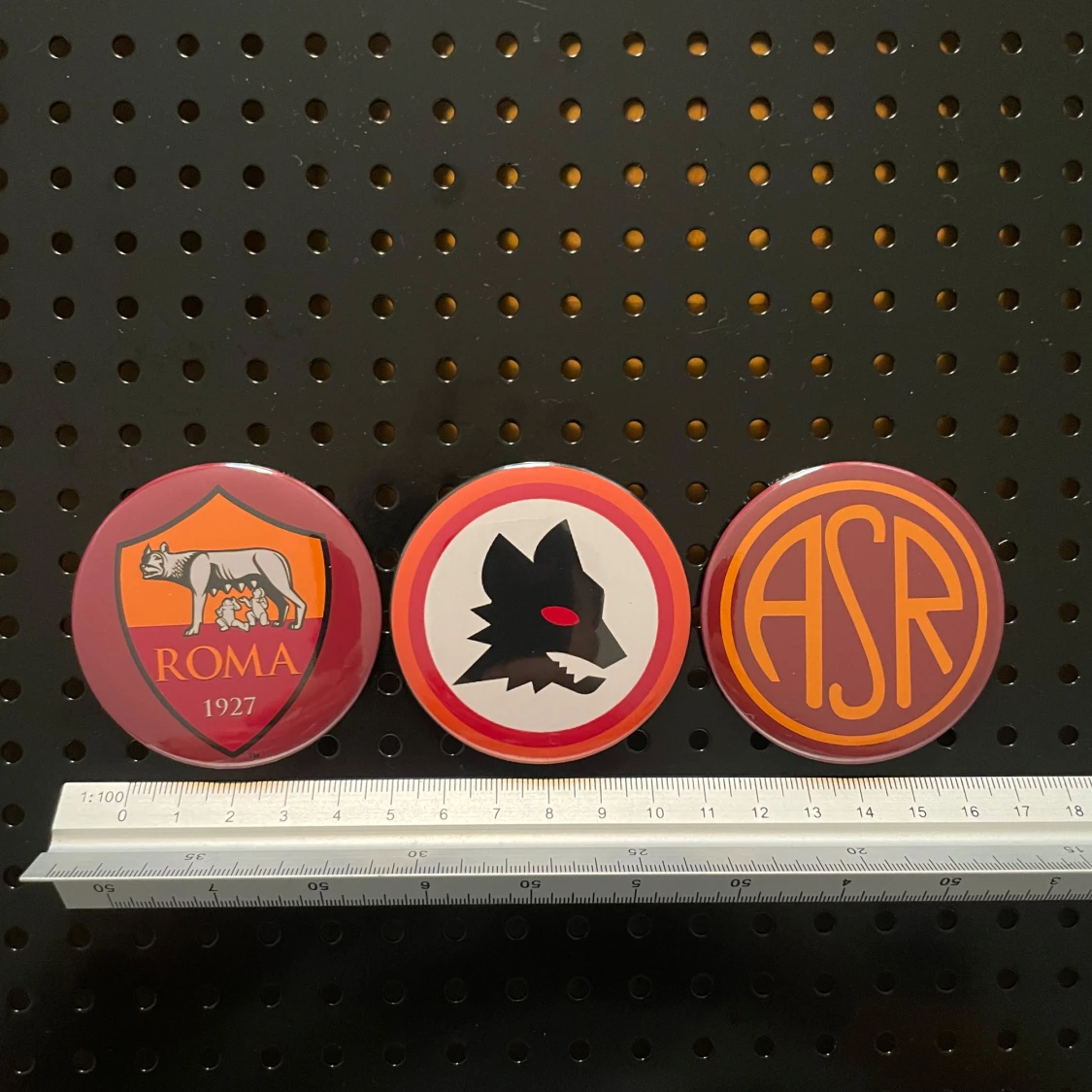 Magnet fridge 3pcs (59mm) - Roma FC
