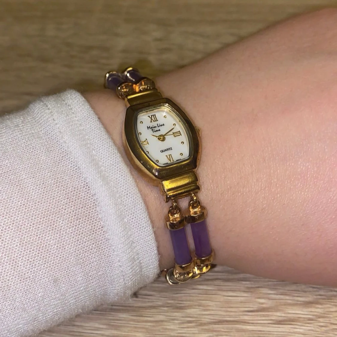 Färgglad vintage klocka  - 92