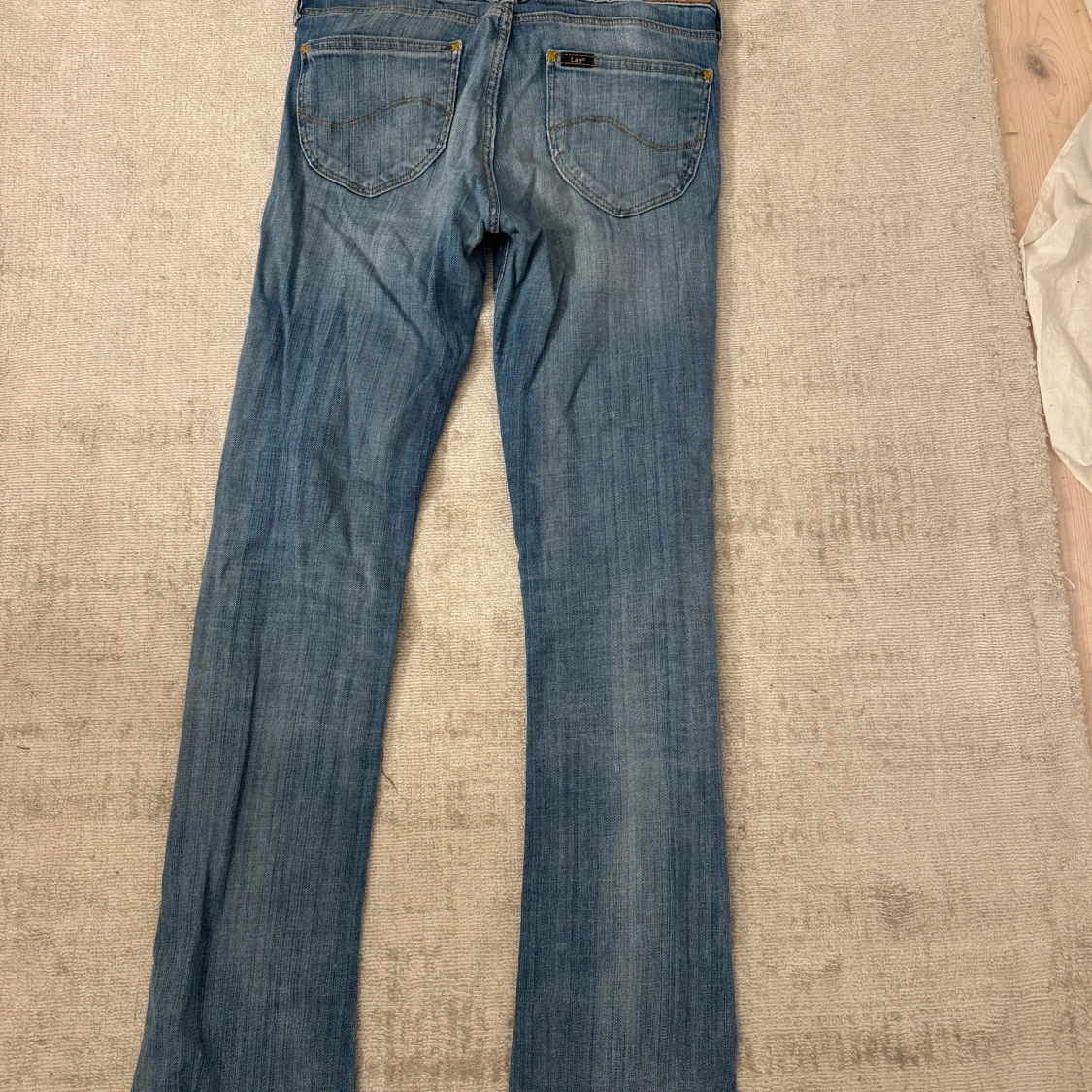 Blå bootcut jeans - 90