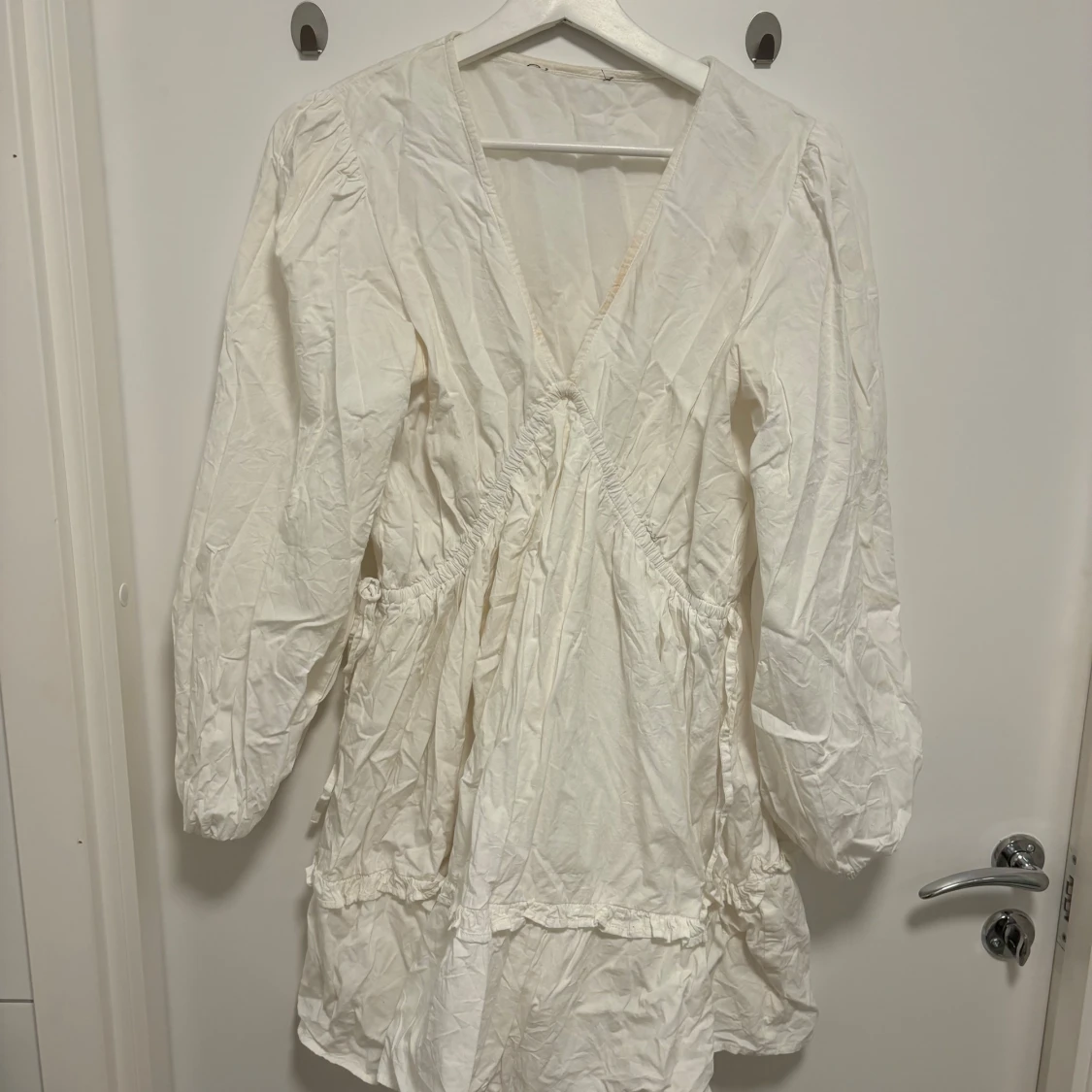 Vit kortklänning - 90