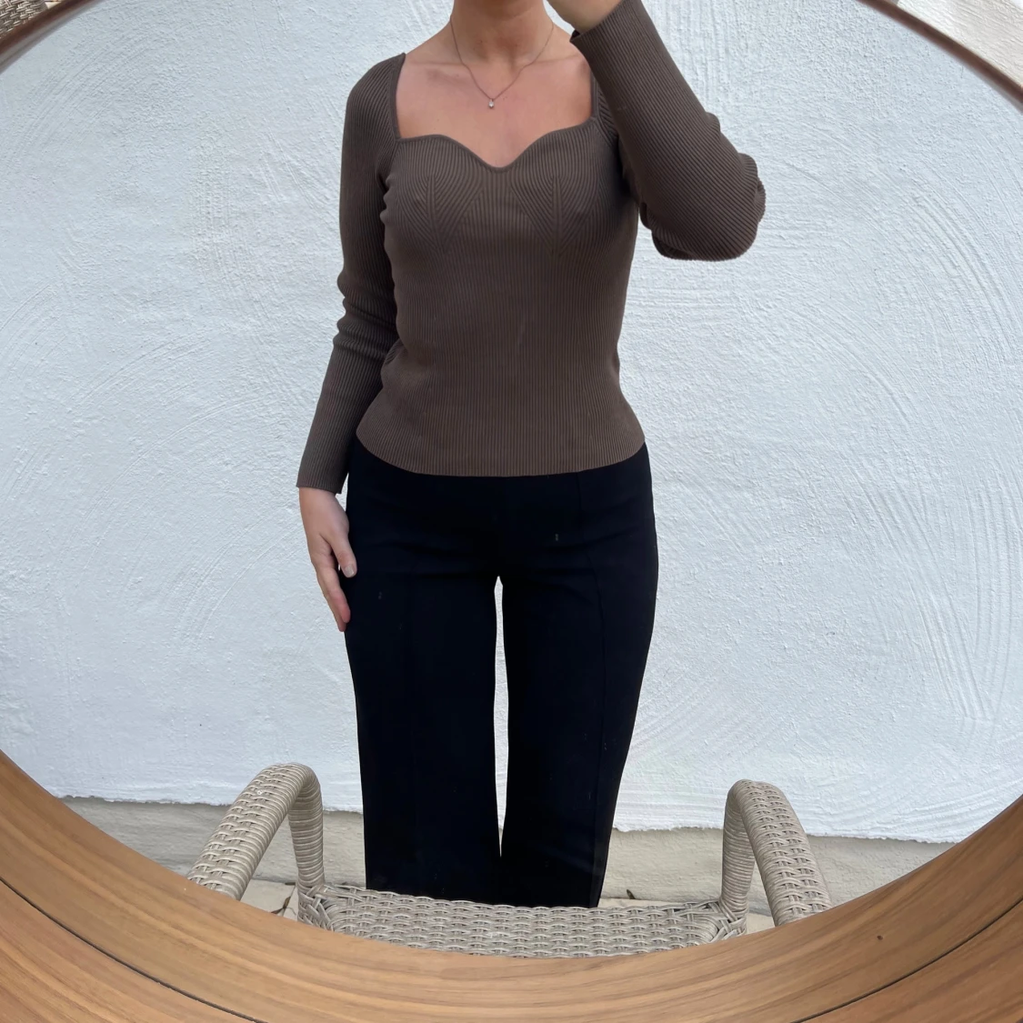 Brun ribbad topp från NA-KD - 91