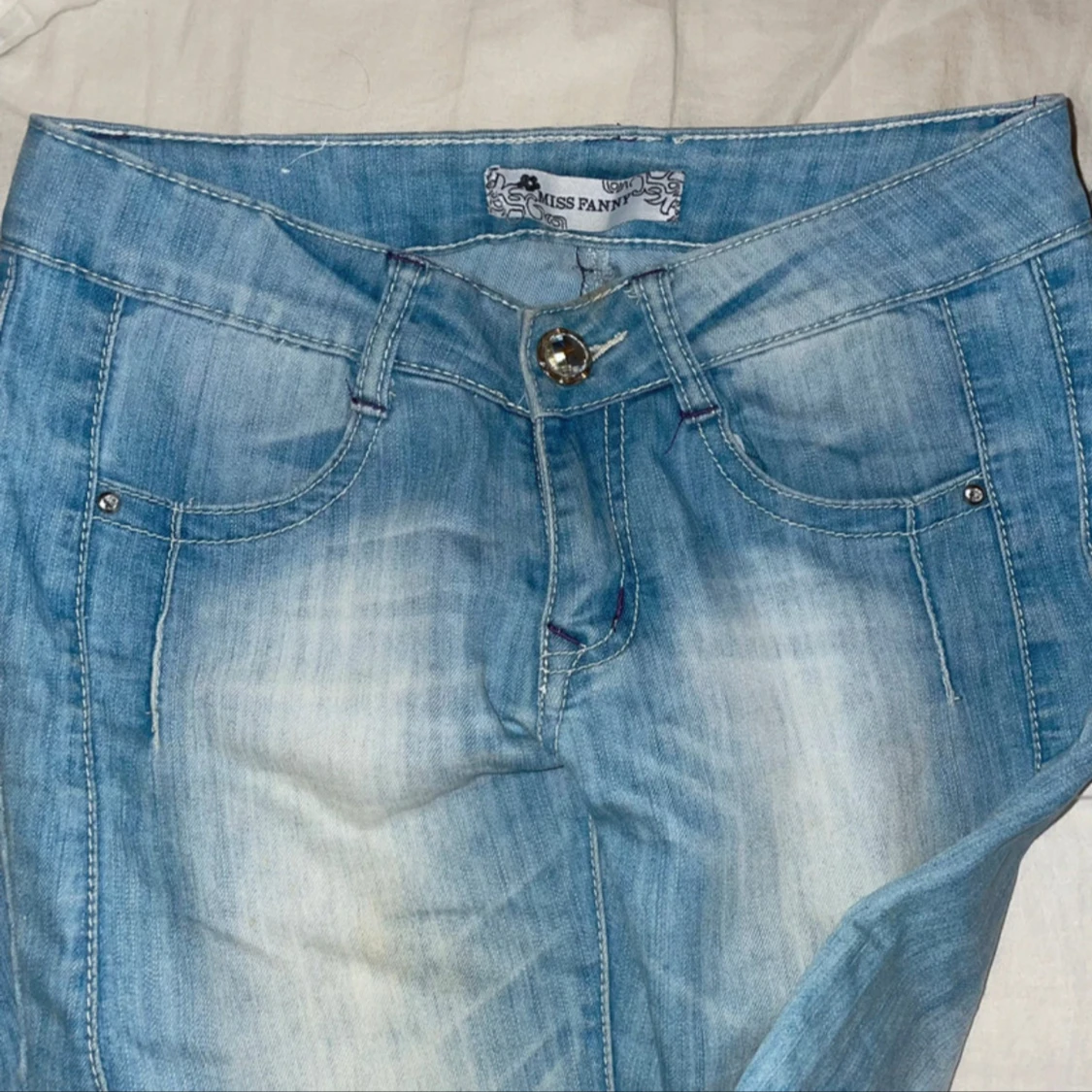 Blå jeans från Miss Panky - 90