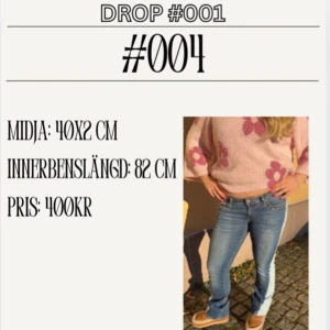 Blå jeans med detaljer - #004 märke Crocker!