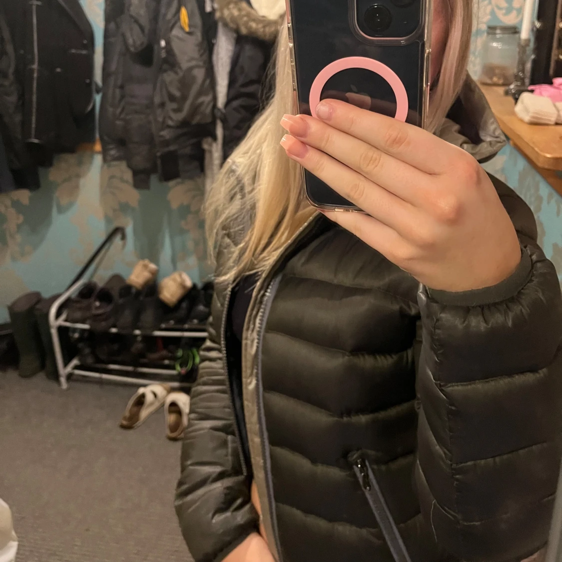 Mörkgrön dunjacka från Colmar - 92