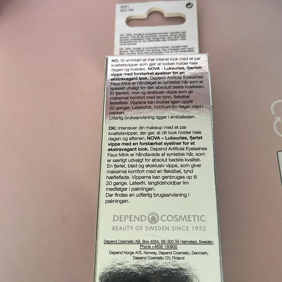 Artificial Eye Lashes Faux Mink från Depend - 1