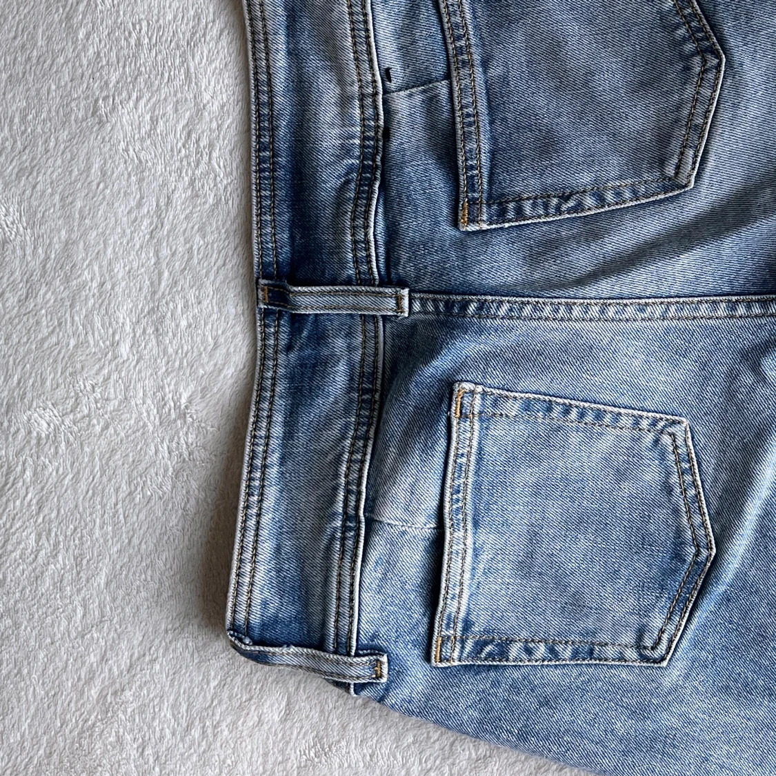 Blå bootcut jeans - 3