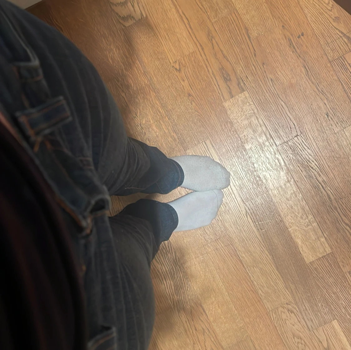 Mörkblå jeans med bootcut från replay - 2