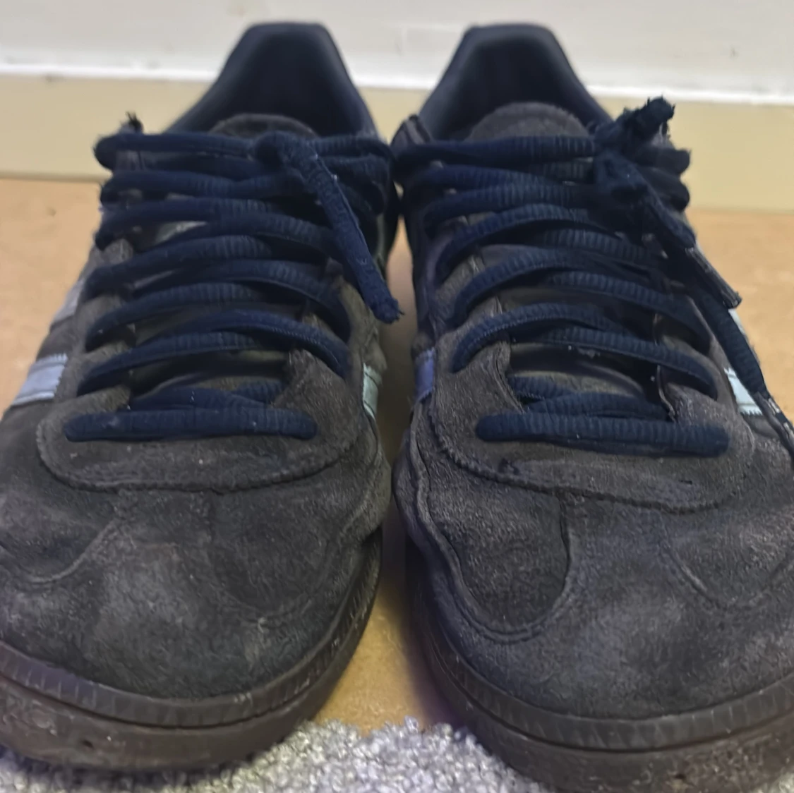 Adidas Samba i blå mocka - 1