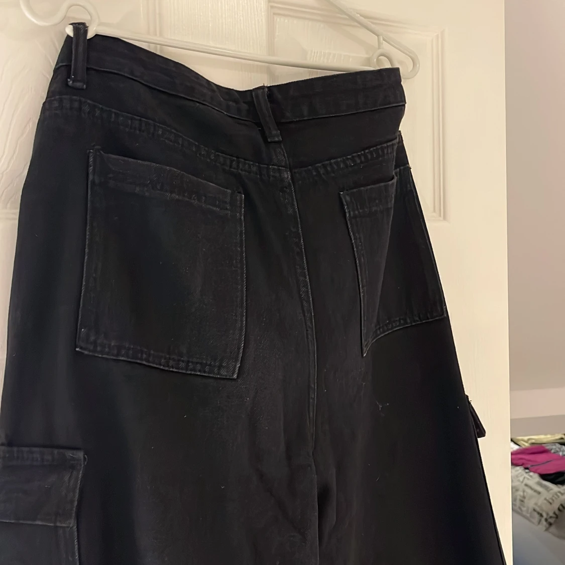 baggy svarta jeans - 91