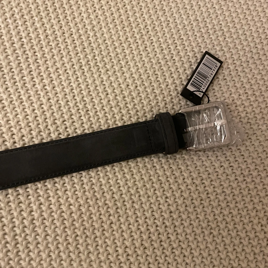 Svart skinnbälte från Dissing