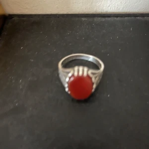 Vintage Natural agate Stone  Mens Ring 925 Sterling Silver - Vintage Natural agate Stone  Mens Ring 925 Sterling Silver