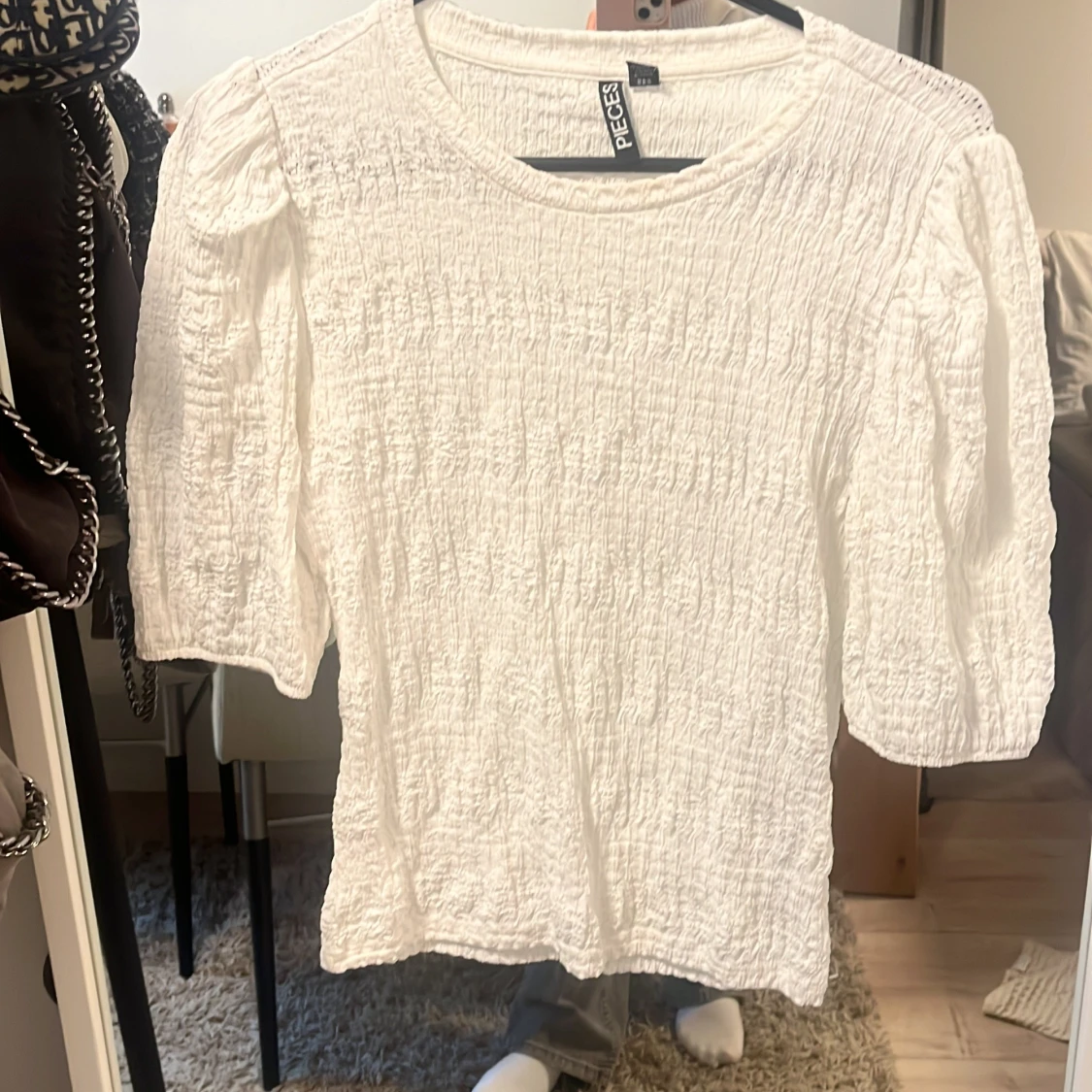 Så söt ballong ärm blus