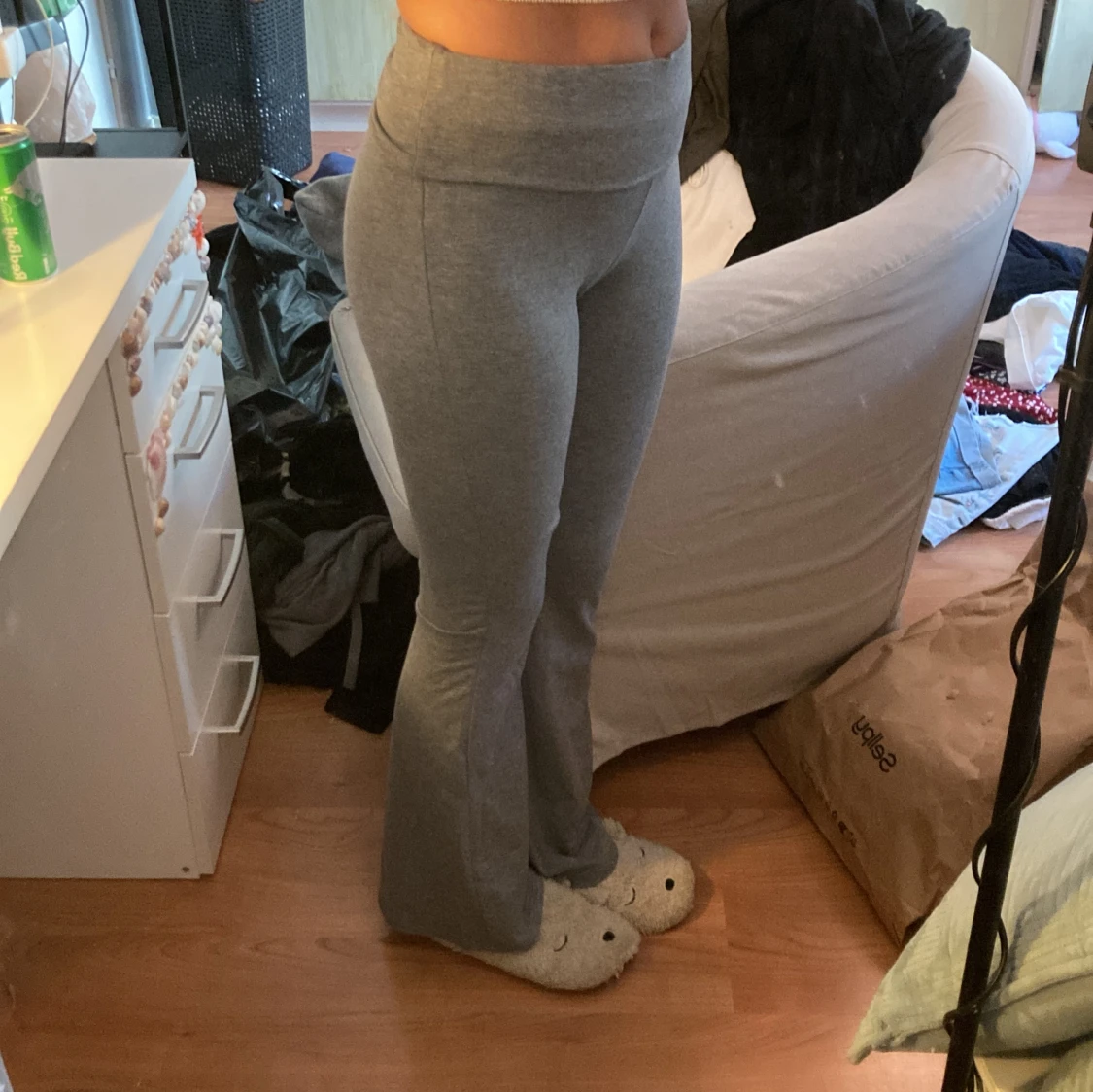 Gråa yogapants - 91