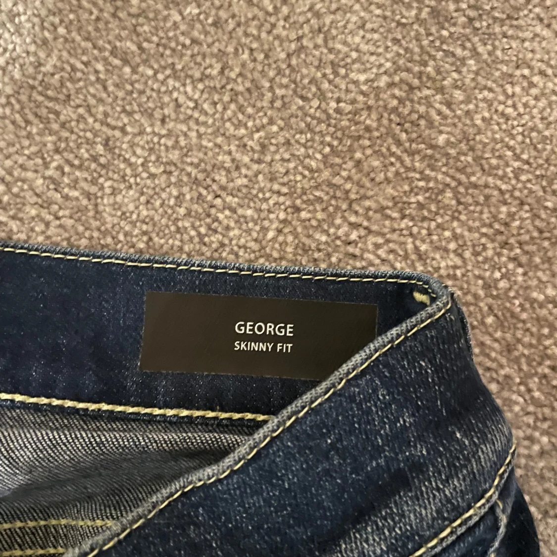 Mörkblå skinny jeans från George - 3