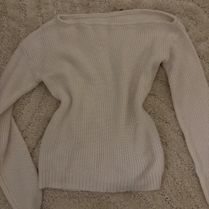 Vit offshoulder tröja från Even&Odd - Vit tröja