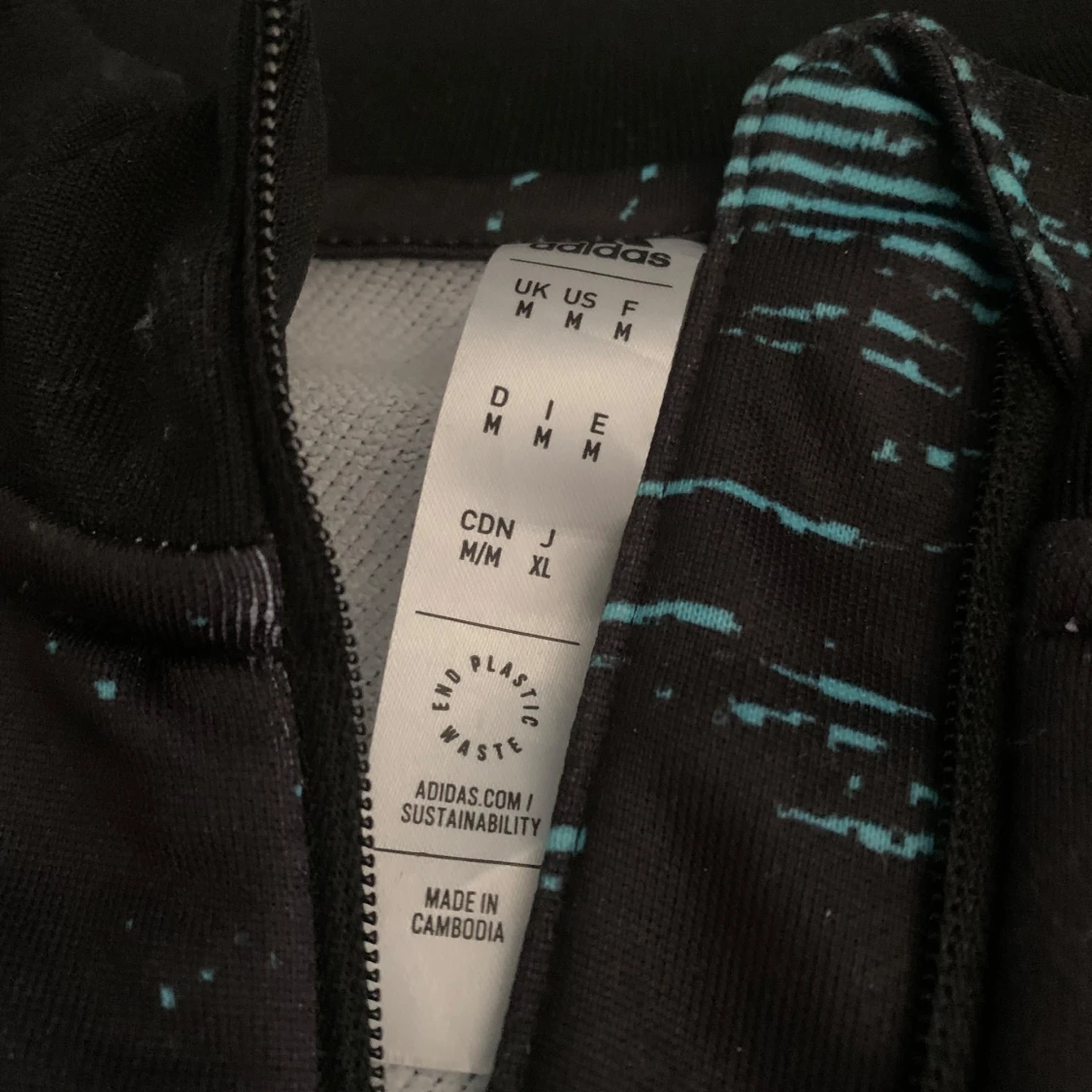 Svart och turkos Arsenal tjocktröja - 2