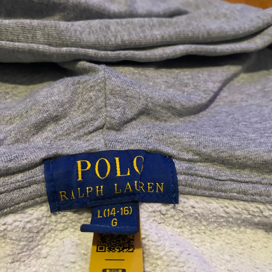 Polo ralph lauren grå hoodie  - 1
