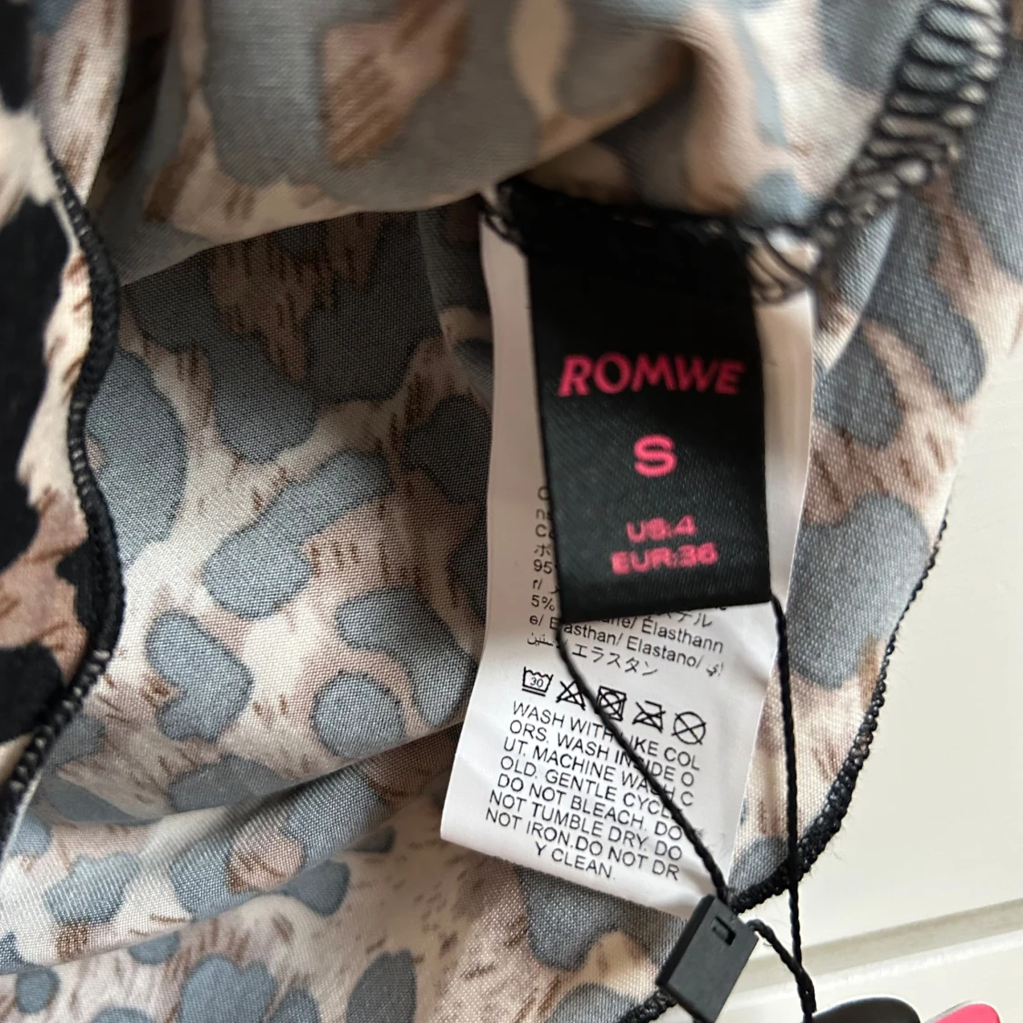 Leopardmönstrad topp - 91