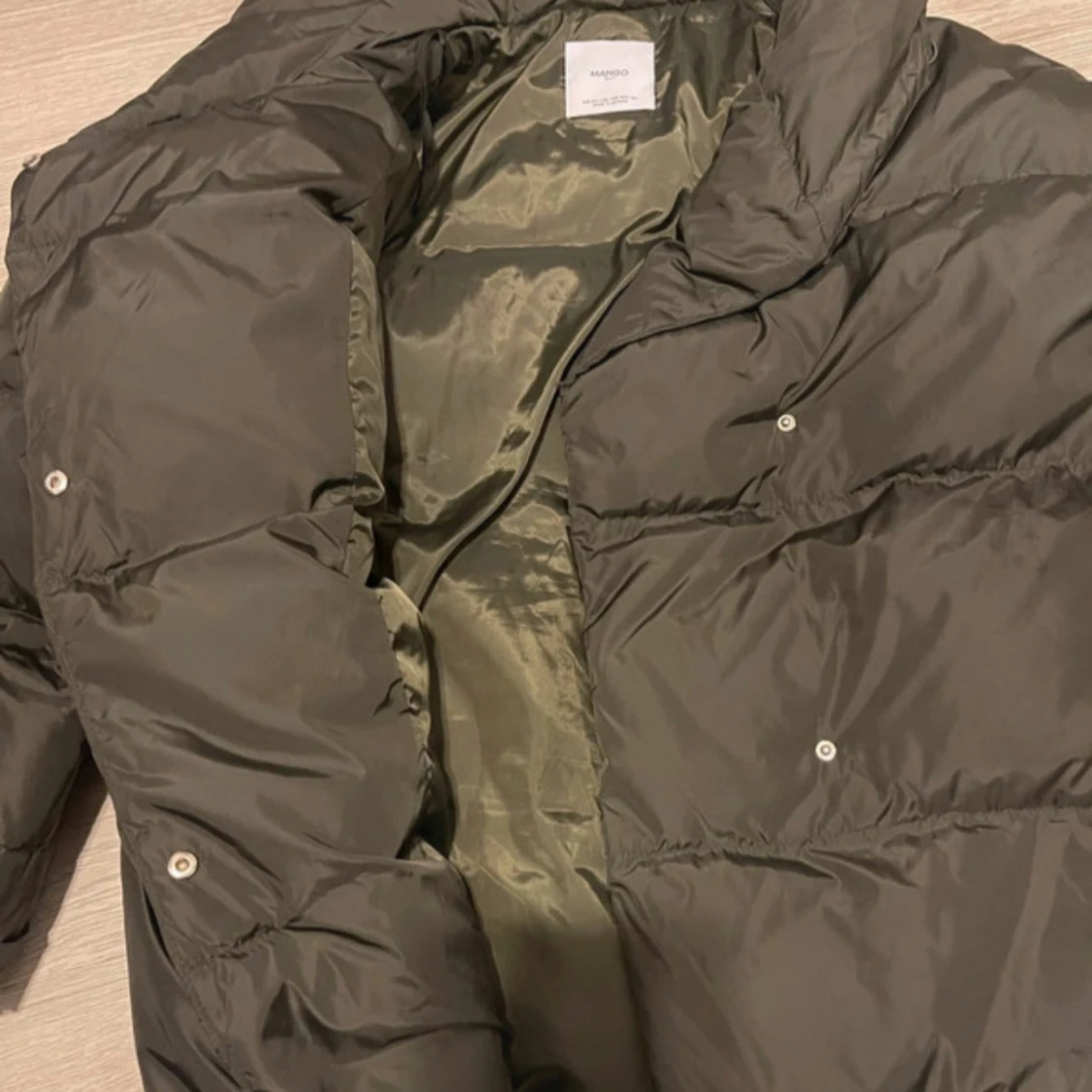 Grön vinterjacka från mango  - 91