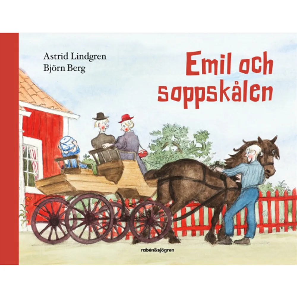 ”Hyss hittar man inte på – di bare blir.”På gården Katthult i Lönneberga bodde Emil. Han såg så snäll ut att man nästan kunde tro att han var en liten ängel. Men det skulle man inte inbilla sig. För Emil var vild och envis, och han gjorde hyss nästan varje dag. Som när Emil körde ner huvudet i soppskålen och fastnade! Och inte skulle de få loss Emil utan att slå sönder den vackra soppskålen. Det blev att åka till doktorn i Mariannelund …Astrid Lindgrens berättelser om småländska Emil är älskade av generationer av läsare. Här kommer de i nya utgåvor med Björn Bergs klassiska illustrationer.    Format Inbunden   Omfång 40 sidor   Språk Svenska   Förlag Rabén & Sjögren   Utgivningsdatum 2023-04-28   Medverkande Björn Berg   Medverkande Karin Johansson   ISBN 9789129741506  . Böcker.